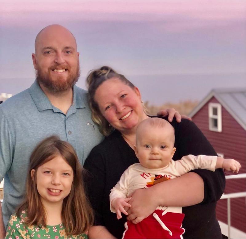Rob and Ari Bowman share a family moment with Hannah and Ollie. SUBMITTED PHOTO